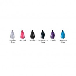 Blank Contrast Girlie longline hoodie AWD Just Hoods 320 GSM Hoodie